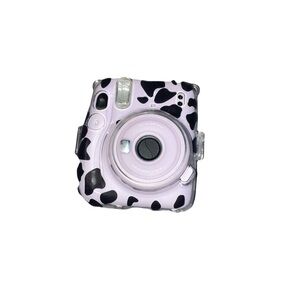 Fujifilm Instax Mini Camera - purple with cow case